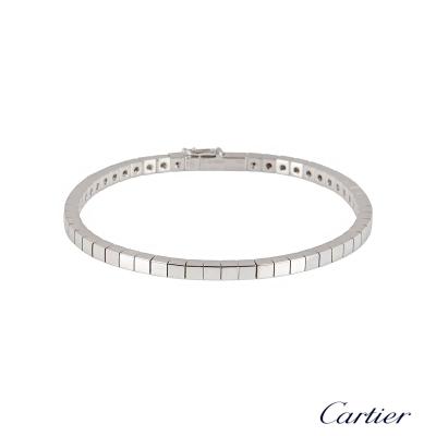 Cartier White Gold Lanieres Bracelet