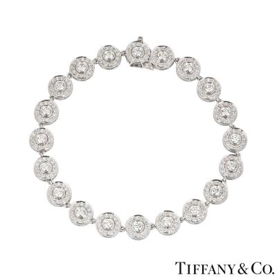 Tiffany & Co. Platinum Diamond Circlet Bracelet