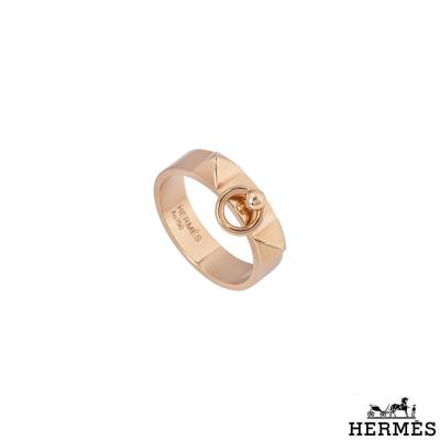 Hermés Rose Gold Collier De Chien Ring