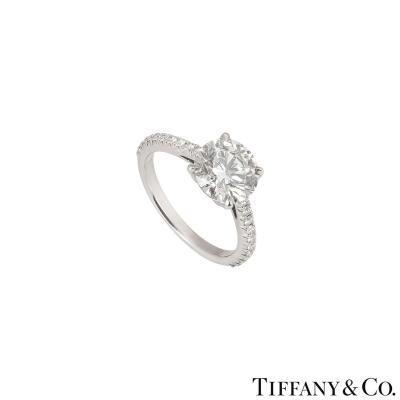 Tiffany & Co. Platinum Diamond Novo Ring 1.72ct G/VS1 XXX