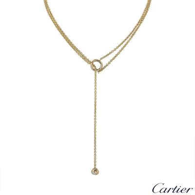 Cartier Tri-Colour Gold Baby Trinity Necklace