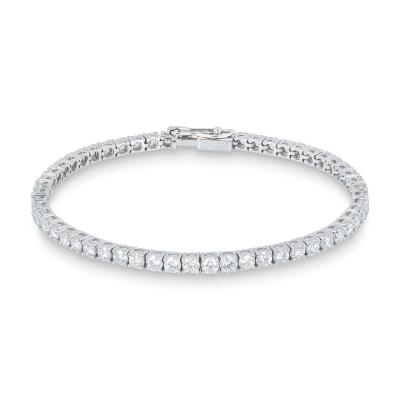 White Gold Diamond Line Bracelet 5.12ct