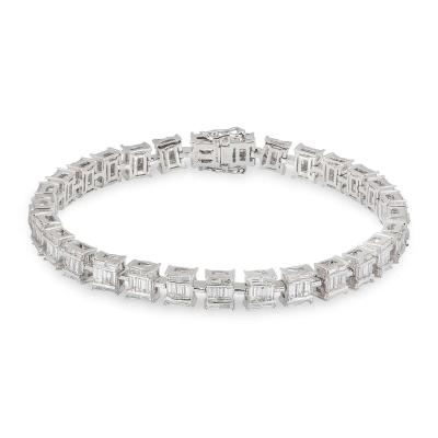 White Gold Diamond Bracelet 4.22ct