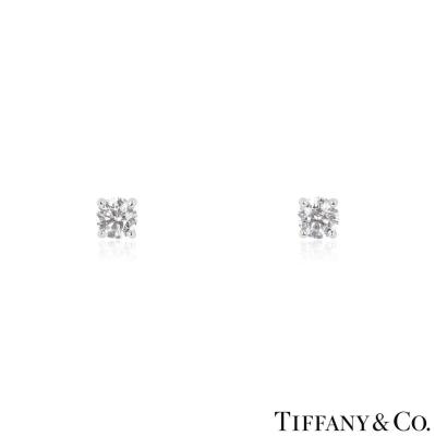 Tiffany & Co. Diamond Ear Studs 0.80ct TDW