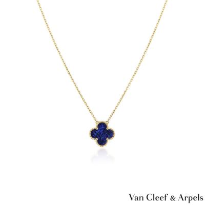 Van Cleef & Arpels Lapis Sweet Alhambra Pendant