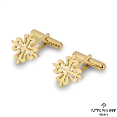 Patek Philippe Yellow Gold Calatrava Cross Cufflinks