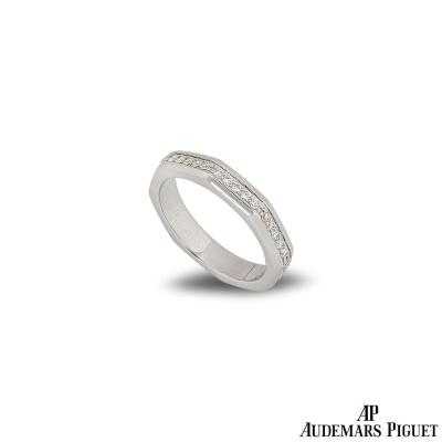 Audemars Piguet White Gold Diamond Royal Oak Ring