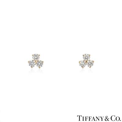 Tiffany & Co. Rose Gold Diamond Aria Earrings