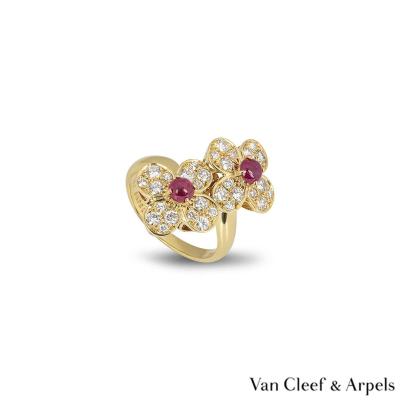 Van Cleef & Arpels Yellow Gold Trefle Ring