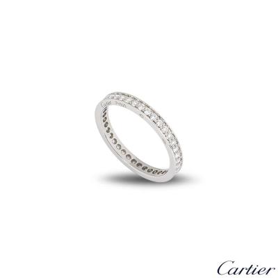 Cartier Platinum Ballerine Diamond Wedding Ring