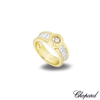 Chopard Yellow Gold Happy Diamonds Ring 82/2211-0001