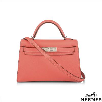 Hermés  Kelly II Sellier 20cm Epsom Jaipur Rose PHW