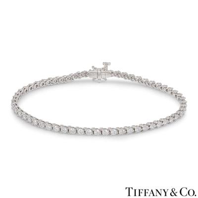 Tiffany & Co. Platinum Diamond Victoria Bracelet 