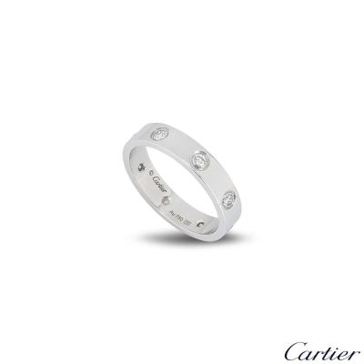 Cartier?Full Diamond Love Wedding Band Size 53?B40506500
