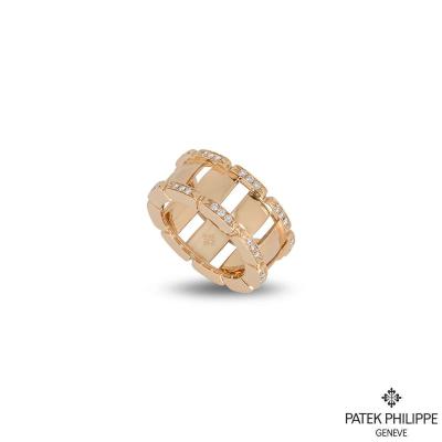 Patek Philippe Rose Gold Diamond Twenty-4 Ring 275.9748/1.R4.530