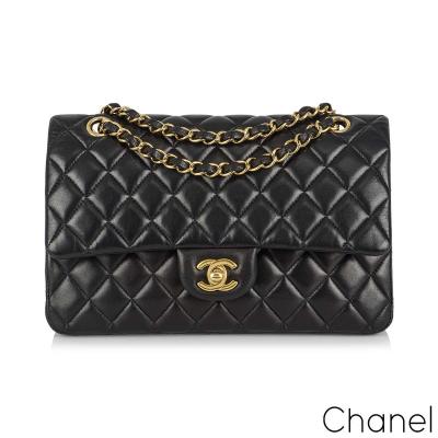 Chanel Timeless classic flap black lambskin GHW  