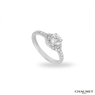 Chaumet Platinum Liens D\'Amour Diamond Ring 0.51ct G/VVS2 XXX