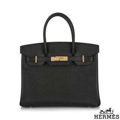 Hermès Birkin 30 Black Veau Epsom GHW