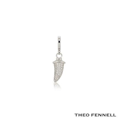 Theo Fennell White Gold Diamond Horn Charm
