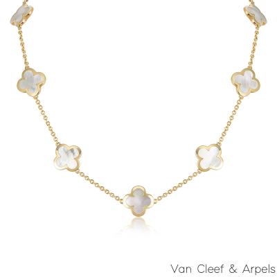 Van Cleef & Arpels Yellow Gold Pure Alhambra Necklace VCARA37800