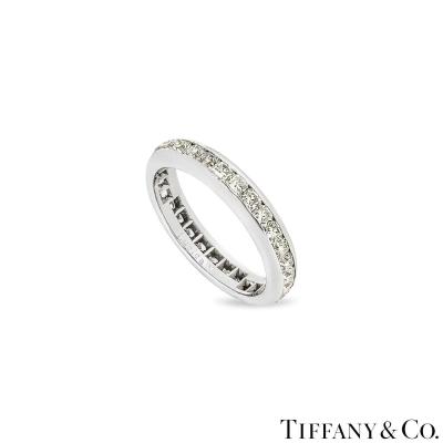 Tiffany & Co. Platinum Lucida Diamond Full Eternity Ring 1.42ct 15264314