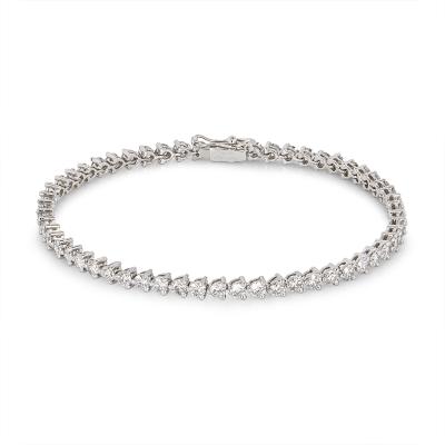 White Gold Diamond Tennis Bracelet 4.50ct 