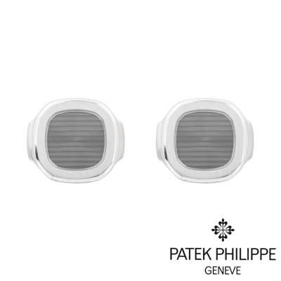 Patek Philippe White Gold Nautilus Cufflinks 205.9057G-010
