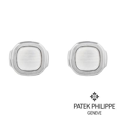 Patek Philippe White Gold Nautilus Cufflinks 205.9057G-012