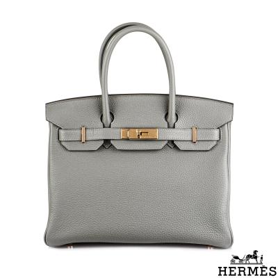 Hermès Birkin 30cm Gris Meyer Veau Togo RGHW