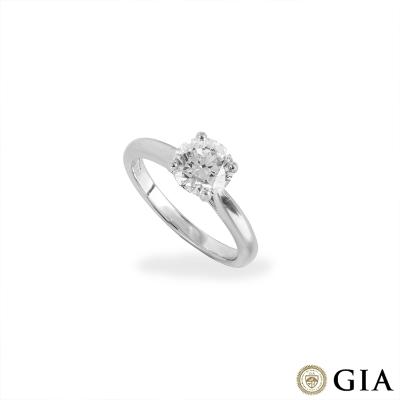 Platinum Round Brilliant Cut Diamond Ring 1.77ct E/VS1