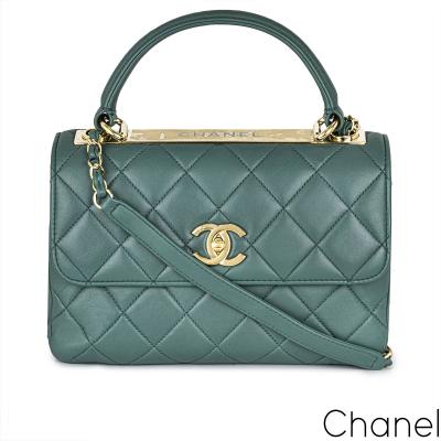 Chanel Small Green Trendy CC Flap Bag