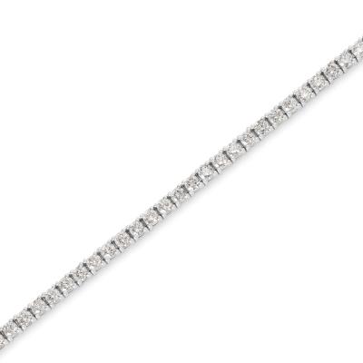 White Gold Diamond Tennis Bracelet 3.05ct TDW