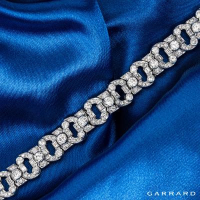 Garrard Platinum Diamond Bracelet 9.20ct 