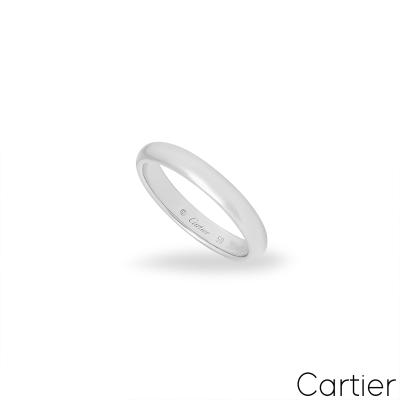 Cartier Platinum 1895 Wedding Ring B4036700