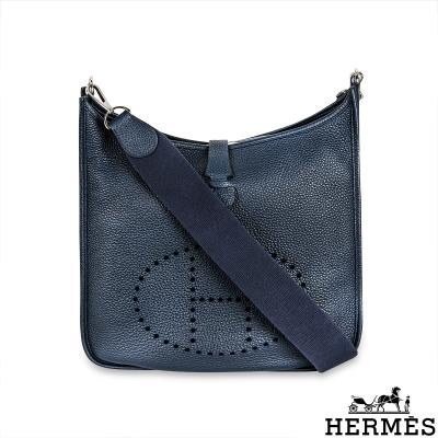 Hermès Evelyne III GM Bleu Nuit Taurillon Clemence PHW