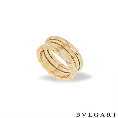 Bvlgari Yellow Gold B.Zero1 Ring 