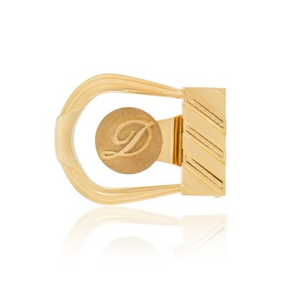 Yellow Gold Embellished Belt Buckle