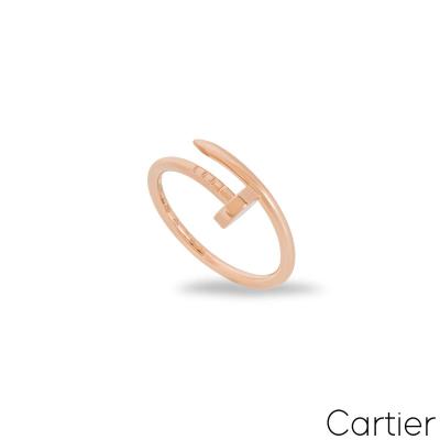 Cartier Rose Gold SM Juste Un Clou Ring Size 55 B4225800