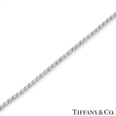 Tiffany & Co. Platinum Diamond Victoria Tennis Bracelet