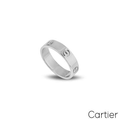 Cartier Platinum Love Ring Size 58 B4084900