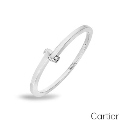 Cartier White Gold Menotte Bracelet