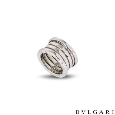 Bvlgari White Gold B.Zero1 Ring Size 52 323555