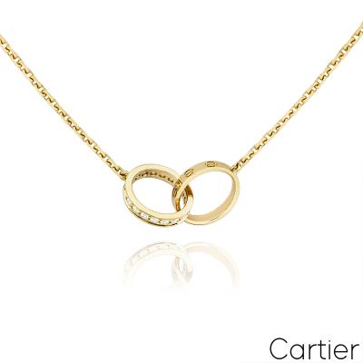 Cartier 18k Yellow Gold Diamond Love Necklace B7013800