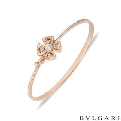 Bvlgari Rose Gold Diamond Fiorever Bracelet 356274