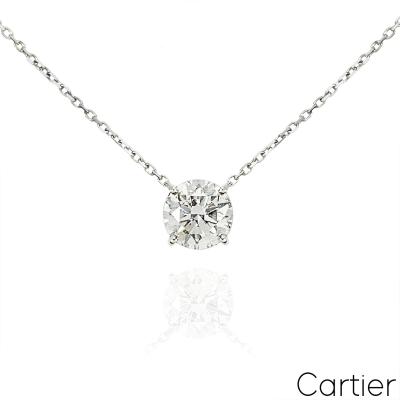 Cartier 1895 Diamond Necklace 1.37ct G/VVS1