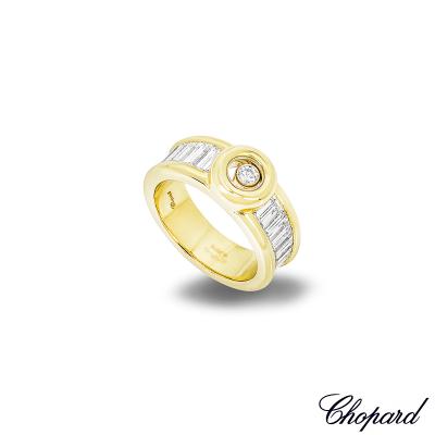 Chopard Yellow Gold Happy Diamonds Ring 82/2211-0107