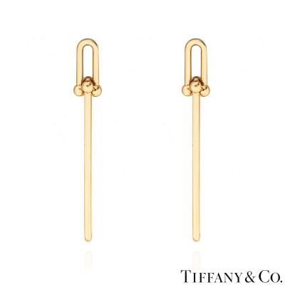 Tiffany & Co. Rose Gold HardWare Double Long Link Earrings 63982407