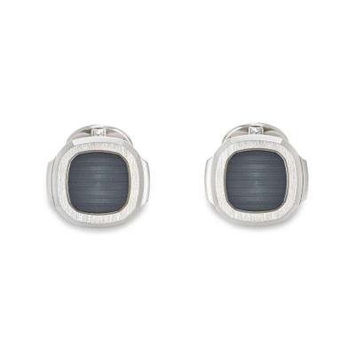 Patek Philippe White Gold Nautilus Cufflinks 205.9057G-015