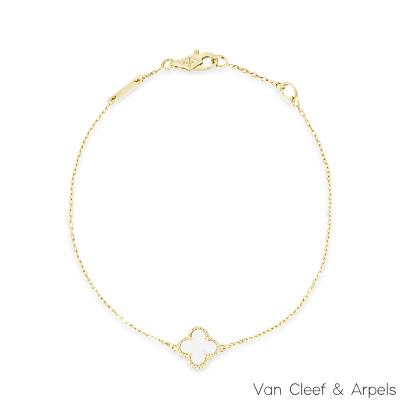 Van Cleef & Arpels Yellow Gold Sweet Alhambra Bracelet VCARF68800