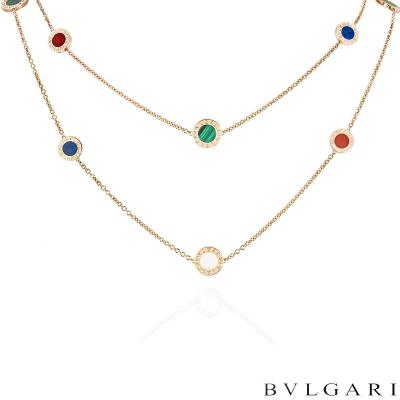 Bvlgari Rose Gold Multi-Gem Bvlgari Bvlgari Necklace CL857572